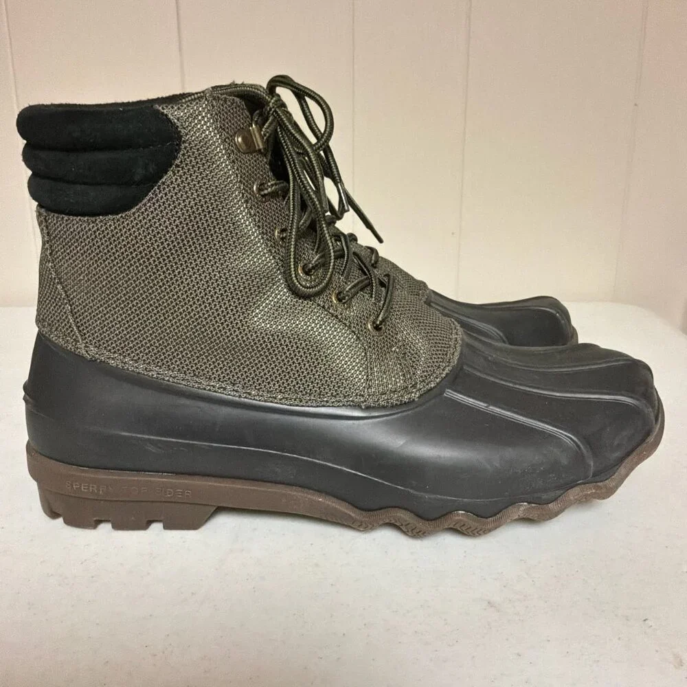 Sperry Topsiders Thinsulate Water Resistant Lace Up Boots Men's Size 9.5